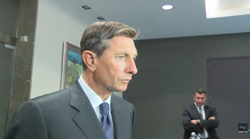 (VIDEO) Borut Pahor z velikim “apetitom” v drugi krog – “Ostal bom predsednik”