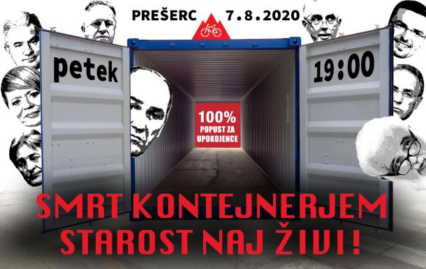 (V ŽIVO) Petkov protivladni protest tokrat tematsko namenjen “dostojnemu življenju starejših” – Protest tudi na Trgu Republike