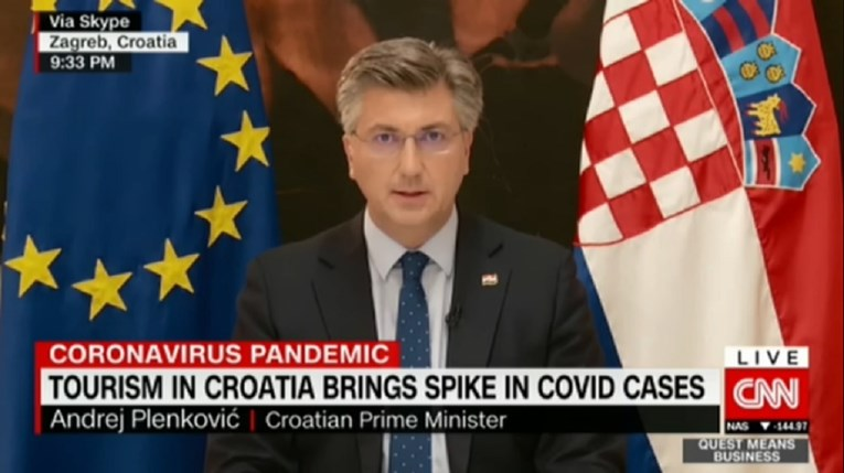 Plenković za CNN: Odprtje zaradi turizma je bilo izračunano tveganje